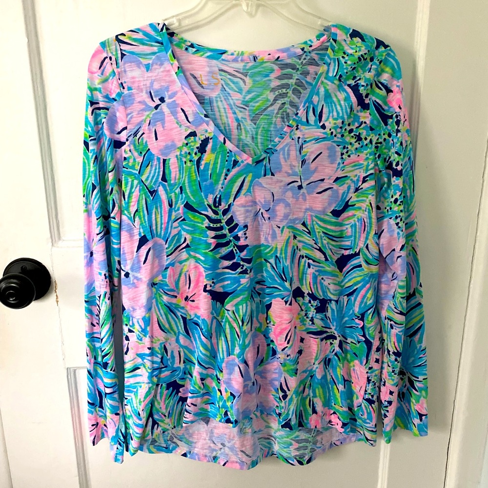 Lilly Pulitzer long-sleeved tee, S